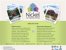 Tablet Screenshot of nickelproperty.com